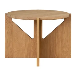 Mesa de centro Simple Ø52 cm, Roble con lacado en tono cálido*Kristina Dam Studio New
