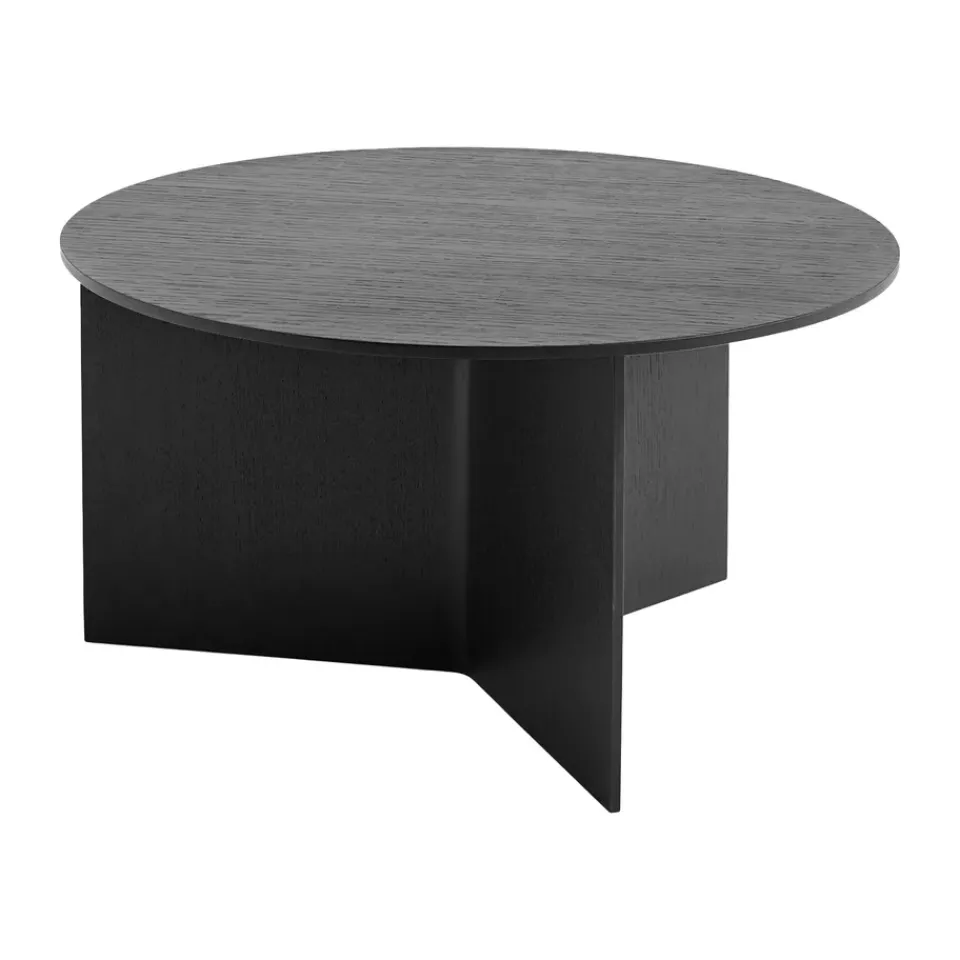 Mesa de centro Slit Ø65 cm, Black lacquered oak*HAY Sale