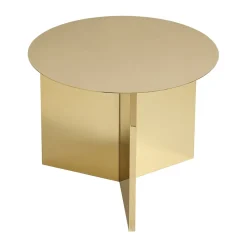 Mesa de centro Slit Ø45 cm, Brass*HAY Online