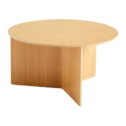 Mesa de centro Slit Ø65 cm, Lacquered oak*HAY Best