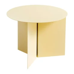 Mesa de centro Slit Ø45 cm, Light yellow*HAY Outlet