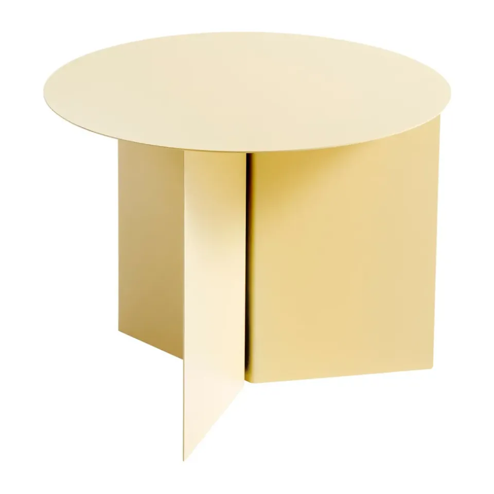Mesa de centro Slit Ø45 cm, Light yellow*HAY Outlet