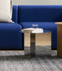 Mesa de centro Slit, Polished stainless steel*HAY