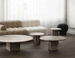 Mesa de centro Soho, Tufo , Ø80×35 cm*NORR11 Best