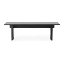 Mesa de centro Solid Table 130x38,5x40 cm, Black*Normann Copenhagen Online