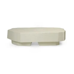 Mesa de centro Staffa de 163,5x82,4 cm, Ivory*Ferm Living Hot