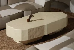 Mesa de centro Staffa de 163,5x82,4 cm, Ivory*Ferm Living Hot