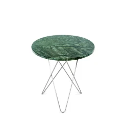 Mesa de centro Tall Mini O Table, mármol , acero inoxidable*OX Denmarq New