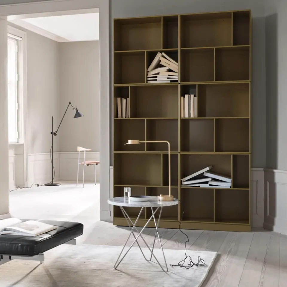 Mesa de centro Tall Mini O Table, mármol , acero inoxidable*OX Denmarq New