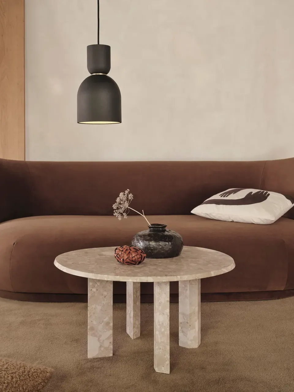 Mesa de centro Taula Ø67x35 cm, Sand*Ferm Living New