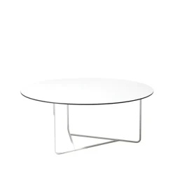 Mesa de centro Tellus, , base blanca, h41 d100*SMD Design Online