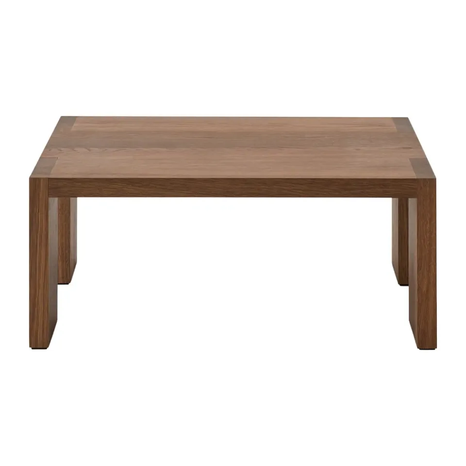 Mesa de centro Tennon, Roble ahumado, 61×61 cm*New Works Online