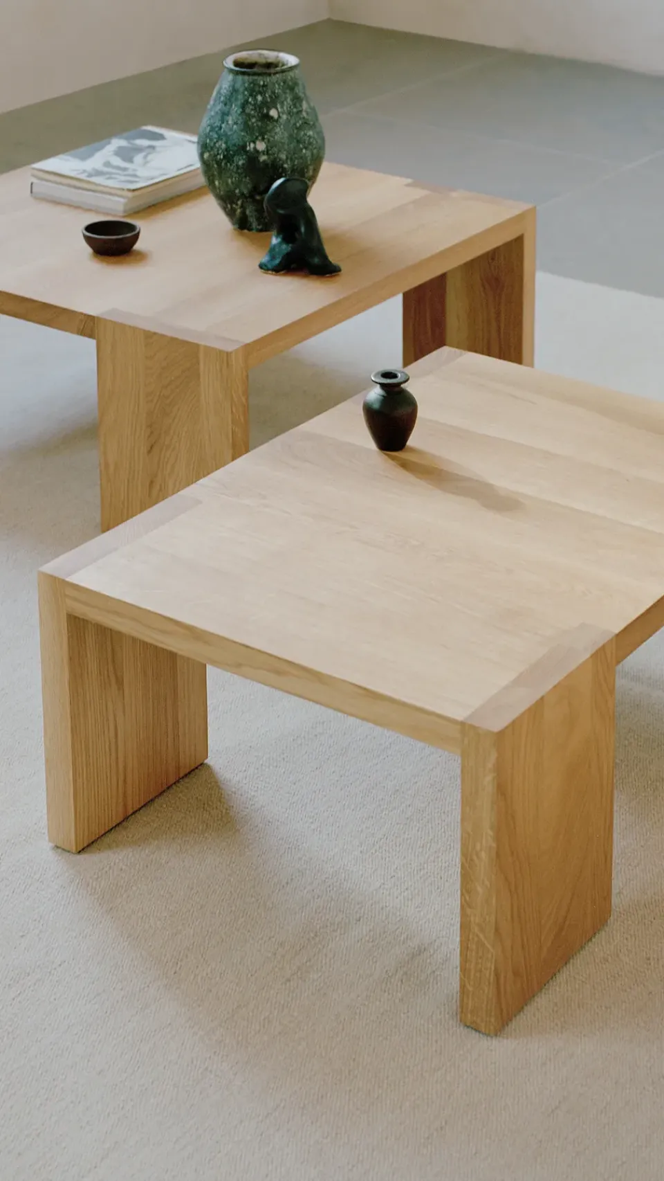 Mesa de centro Tennon, Roble, 61x61 cm*New Works