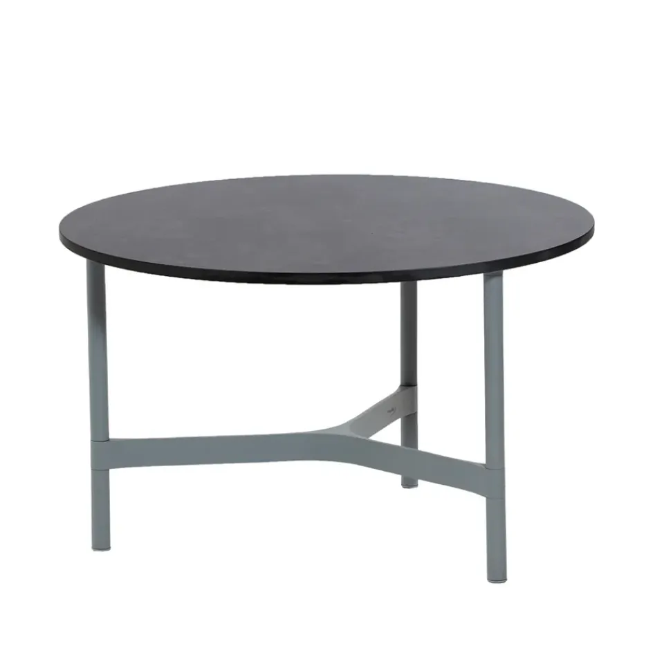 Mesa de centro Twist medium Ø70 cm, Dark grey-light grey*Cane-line Clearance