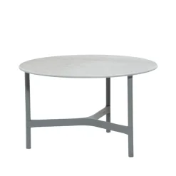 Mesa de centro Twist medium Ø70 cm, Fossil grey-light grey*Cane-line New