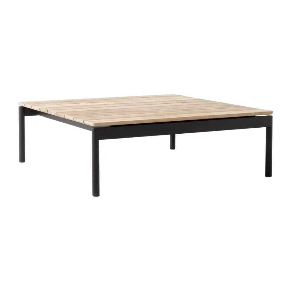 Mesa de centro Ville Outdoor AV50, Warm black-teak*&Tradition Best