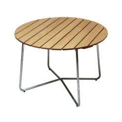 Mesa de comedor 9A, Roble aceitado Ø100 cm*Grythyttan Stålmöbler Sale