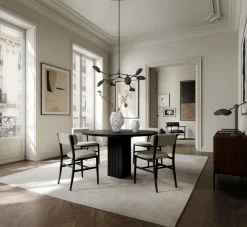 Mesa de comedor Arc Ø120 cm, Coffee black roble*101 Copenhagen Online
