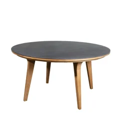 Mesa de comedor Aspect redonda, Fossil black-teak*Cane-line
