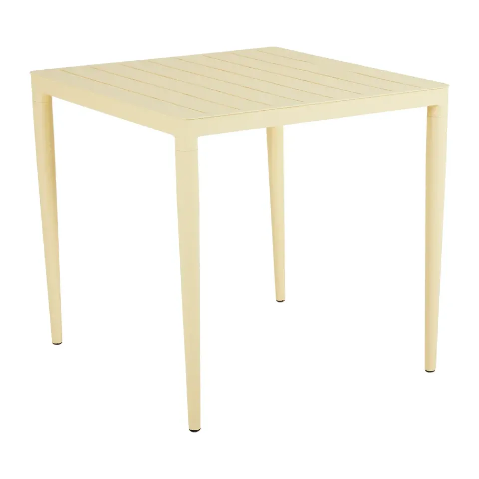 Mesa de comedor Bigby, Lemon, 76x76 cm*Brafab Outlet