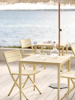 Mesa de comedor Bigby, Light grey, 76x76 cm*Brafab Best