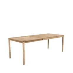 Mesa de comedor Bok extensible, Aceite de cera roble 90x140/220 cm*Ethnicraft Best