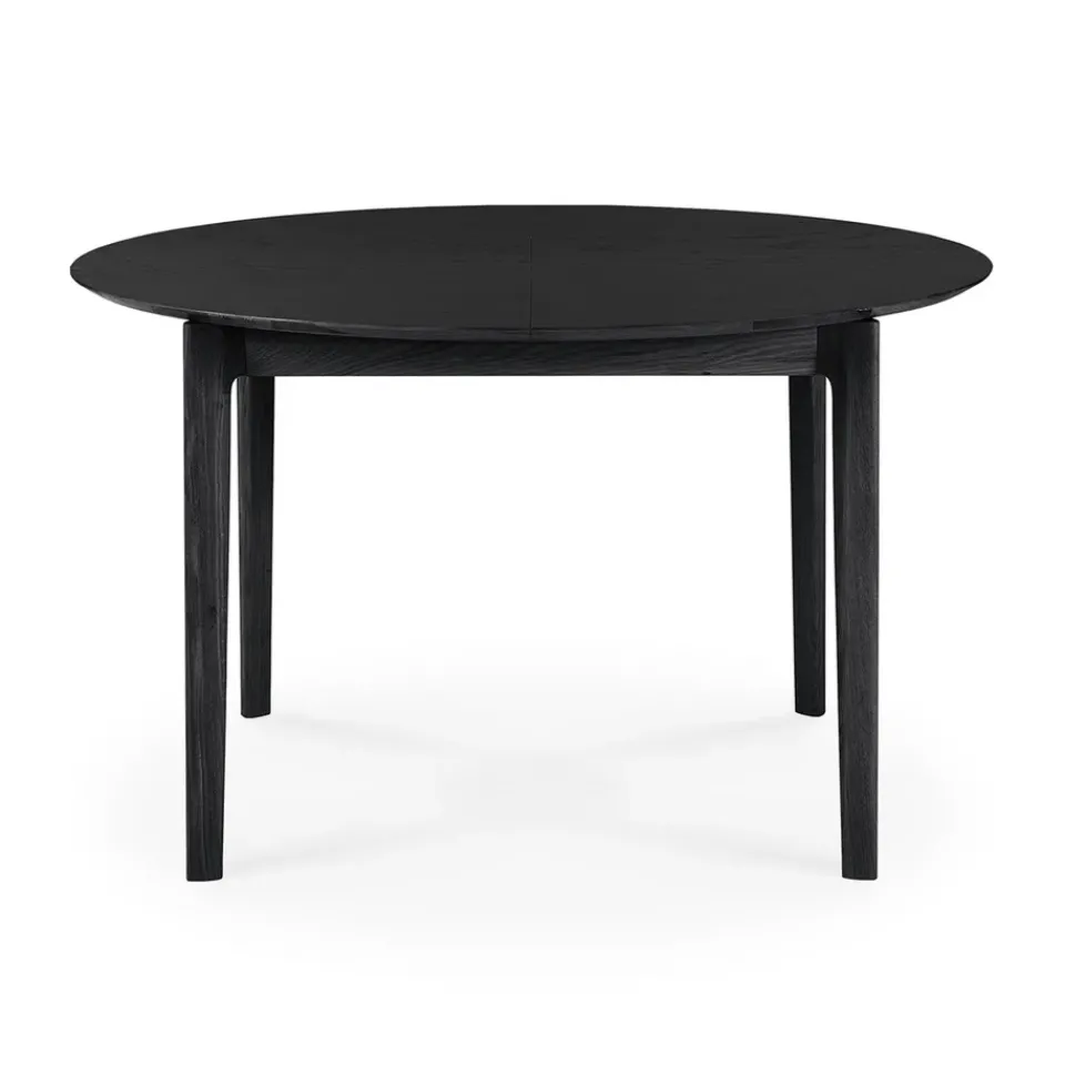 Mesa de comedor Bok ovalada 129/179x100x76 cm, Roble teñido*Ethnicraft Discount