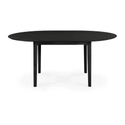 Mesa de comedor Bok ovalada 129/179x100x76 cm, Roble teñido*Ethnicraft Discount