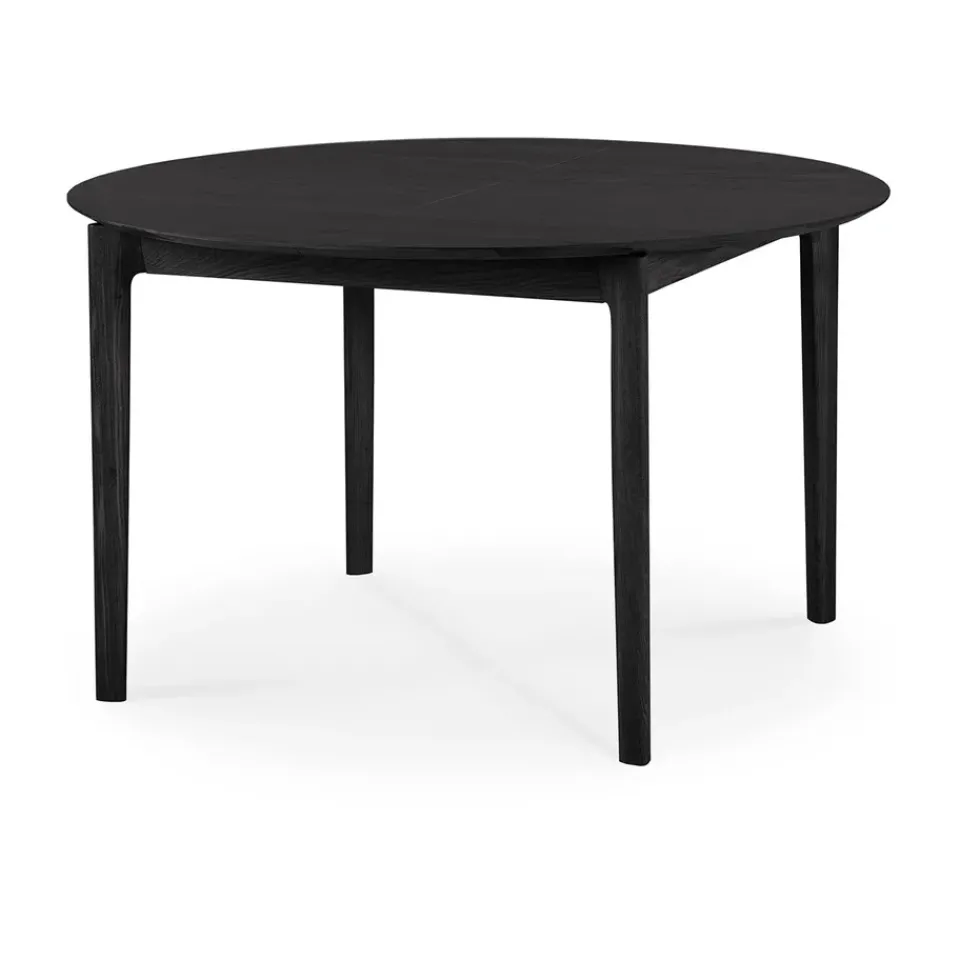 Mesa de comedor Bok ovalada 129/179x100x76 cm, Roble teñido*Ethnicraft Discount