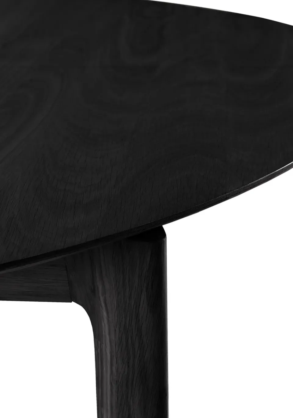 Mesa de comedor Bok ovalada 129/179x100x76 cm, Roble teñido*Ethnicraft Discount