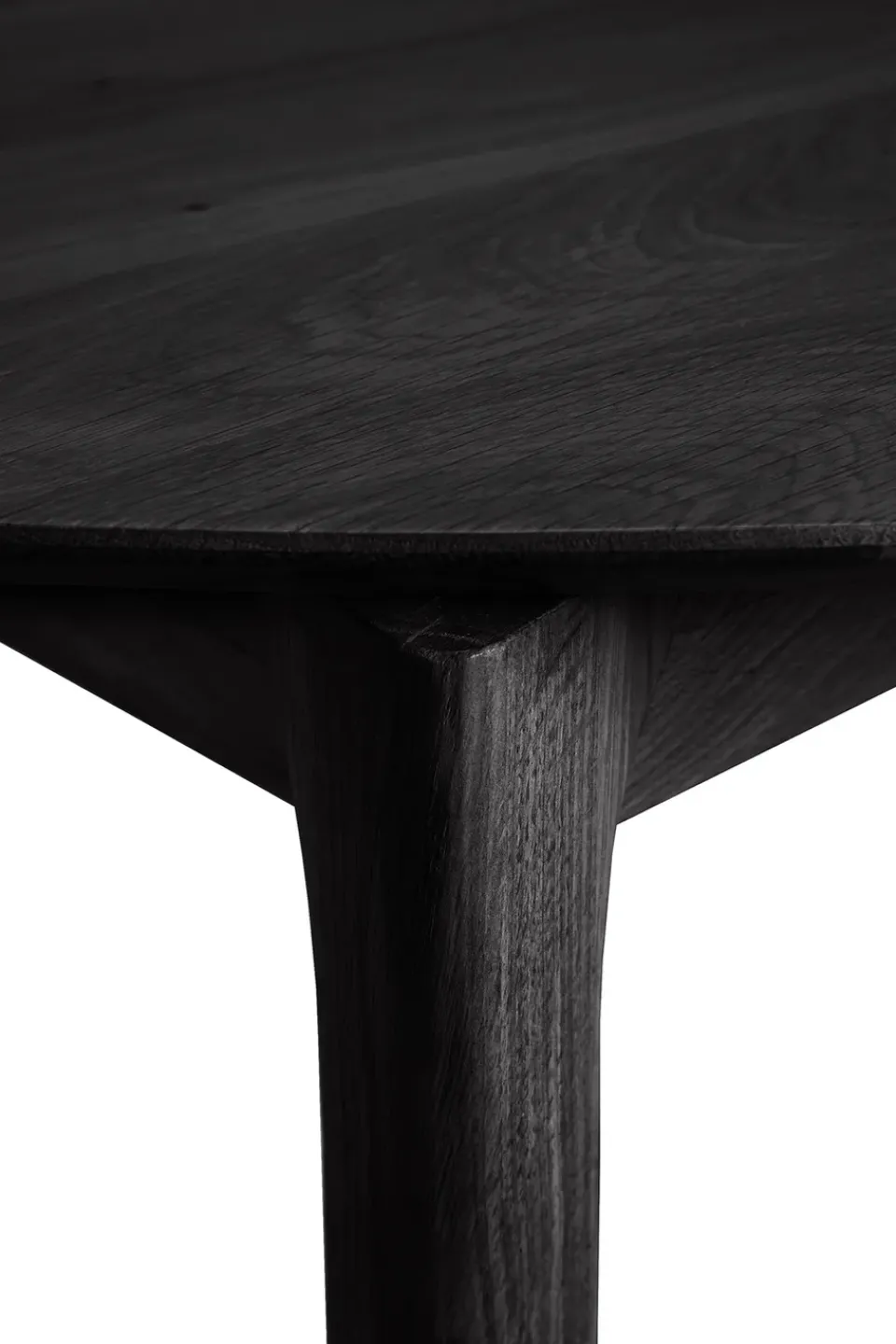 Mesa de comedor Bok ovalada 129/179x100x76 cm, Roble teñido*Ethnicraft Discount