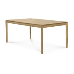 Mesa de comedor Bok, Roble lacado, 160x80 cm*Ethnicraft Outlet