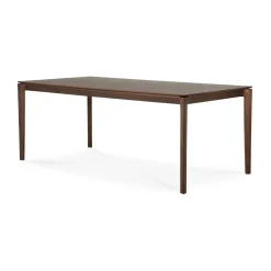 Mesa de comedor Bok 200x95 cm, Lackad teak brown*Ethnicraft New