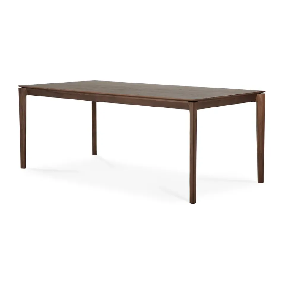 Mesa de comedor Bok 200x95 cm, Lackad teak brown*Ethnicraft New