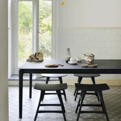 Mesa de comedor Bok 140x80 cm, Roble teñido*Ethnicraft Online