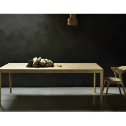 Mesa de comedor Bok 200x95 cm, Roble con aceite duro encerado*Ethnicraft Best