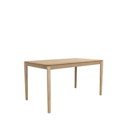 Mesa de comedor Bok 140x80 cm, Roble aceitado con cera dura*Ethnicraft Online
