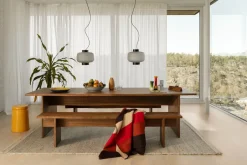 Mesa de comedor Bookmatch 220 cm, Nogal*Hem Outlet