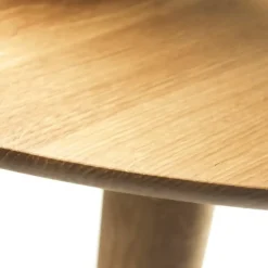 Mesa de comedor C62E Bjørk con 2 extensiones, Roble macizo aceitado*FDB Møbler Discount