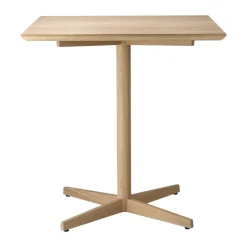 Mesa de comedor con pie Tak 70x70 cm, Monocoat natural*Gärsnäs