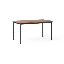 Mesa de comedor Drip HW115 83x143 cm, Black frame-clear lacq. walnut*&Tradition New