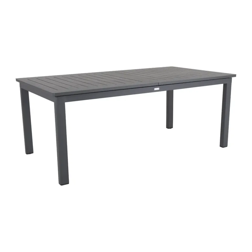 Mesa de comedor extensible Lomma, Anthracite 194-312 cm*Brafab Discount