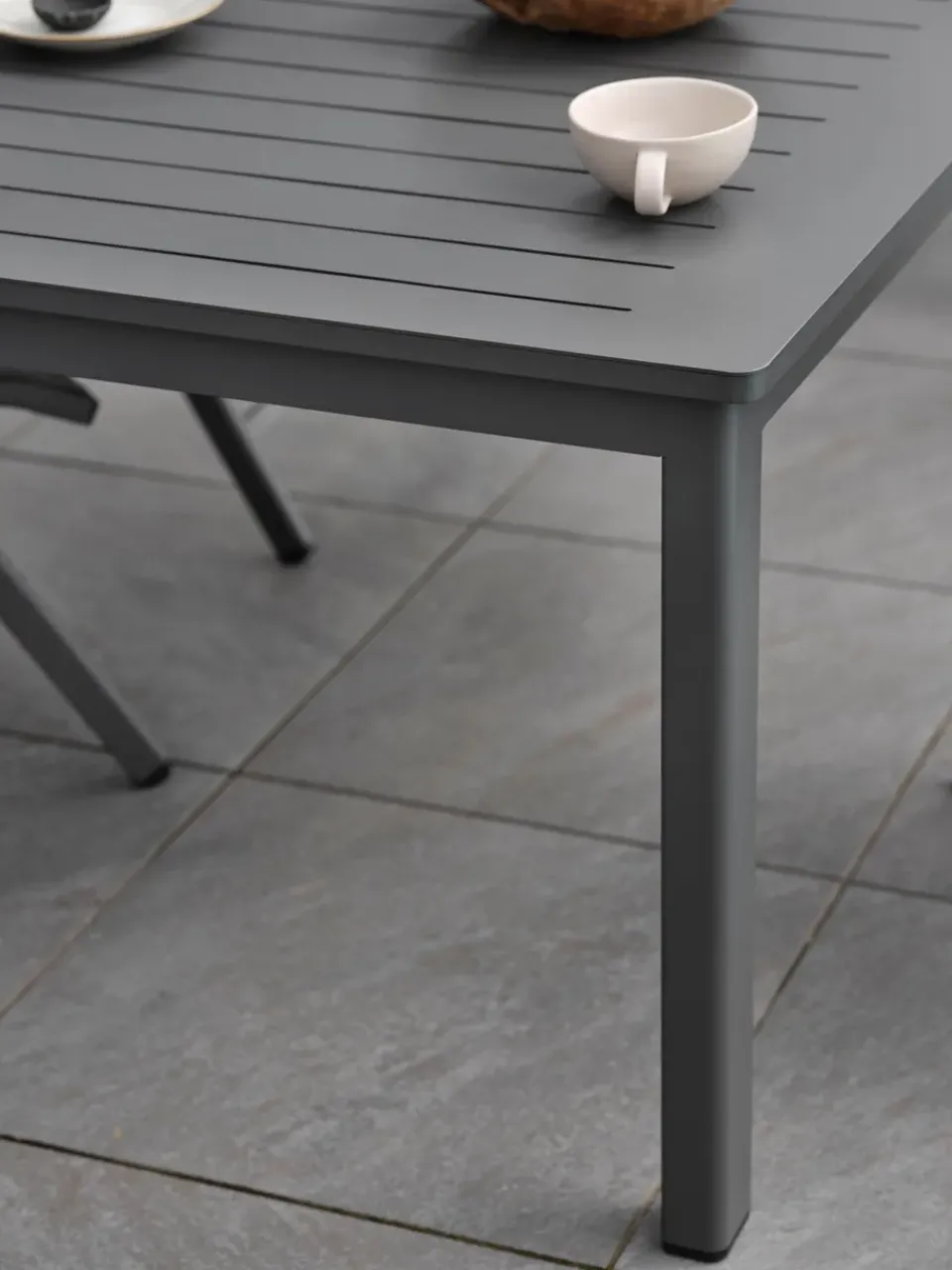 Mesa de comedor extensible Lomma, 194-312 cm*Brafab Online