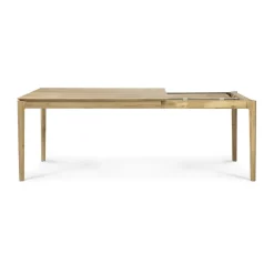 Mesa de comedor extensible Bok , Roble lacado, 90x140/220 cm*Ethnicraft Outlet