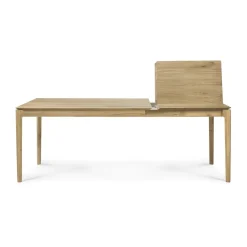 Mesa de comedor extensible Bok , Roble lacado, 90x140/220 cm*Ethnicraft Outlet
