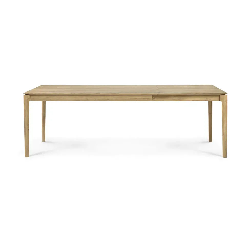 Mesa de comedor extensible Bok , Roble lacado, 90x140/220 cm*Ethnicraft Outlet