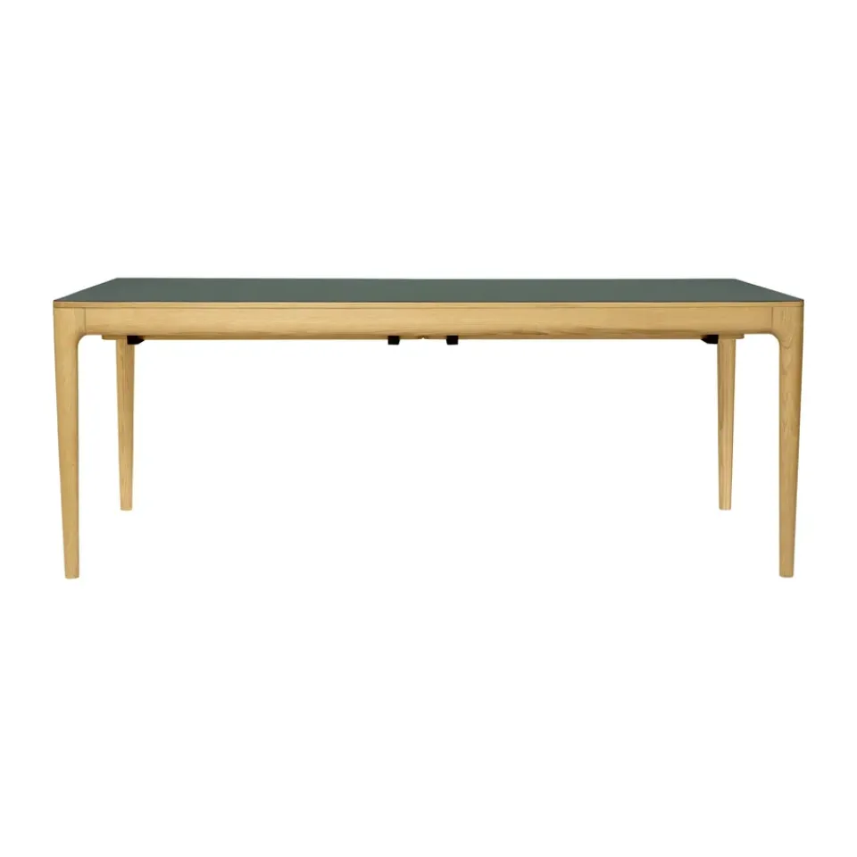 Mesa de comedor Heart'n'Soul 90x200 cm, Oak-moss green*Umage Sale