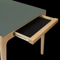 Mesa de comedor Heart'n'Soul 90x200 cm, Oak-moss green*Umage Sale