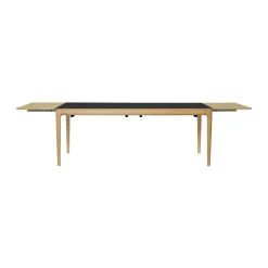 Mesa de comedor Heart'n'Soul 90x200 cm, Oak-obsidian black*Umage New