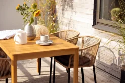 Mesa de comedor Joe, Natural, 140x80 cm*Brafab Discount
